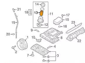 NEW AUDI A4 B9 OIL FILTER 06M198405F ORIGINAL