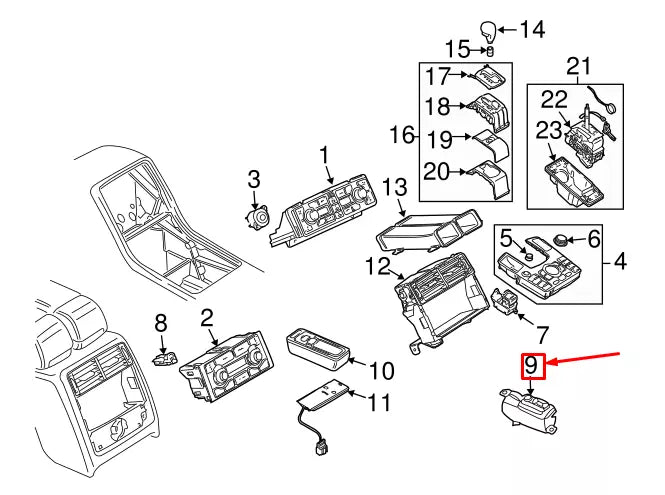 NEW AUDI A8 D3 4E ENGINE START / STOP SWITCH LHD 4E1905217C