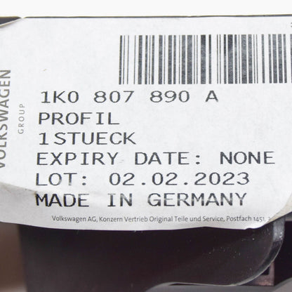 NEW VOLKSWAGEN GOLF MK5 FRONT RIGHT BUMPER GUIDE PROFILE 1K0807890A ORIGINAL