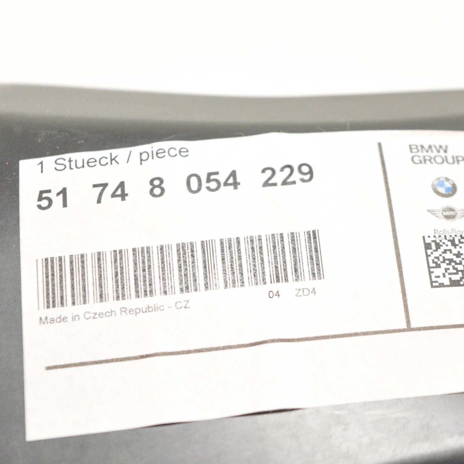 NEW BMW 3 F30 FRONT LEFT BRAKE AIR DUCT 8054229 51748054229 2016 ORIGINAL