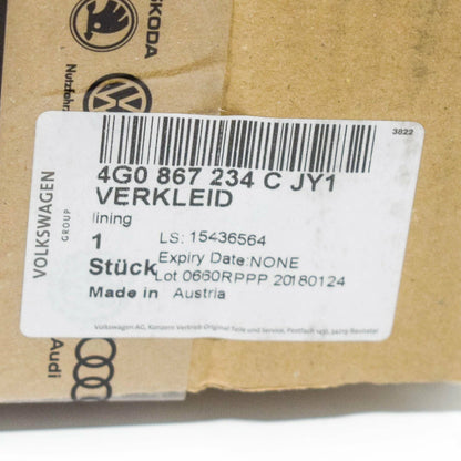 NEW AUDI A6 C7 FRONT RIGHT A-PILLAR TRIM 4G0867234CJY1