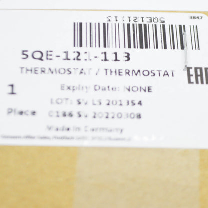 NEW VOLKSWAGEN E-CRAFTER THERMOSTAT 5QE121113 ORIGINAL