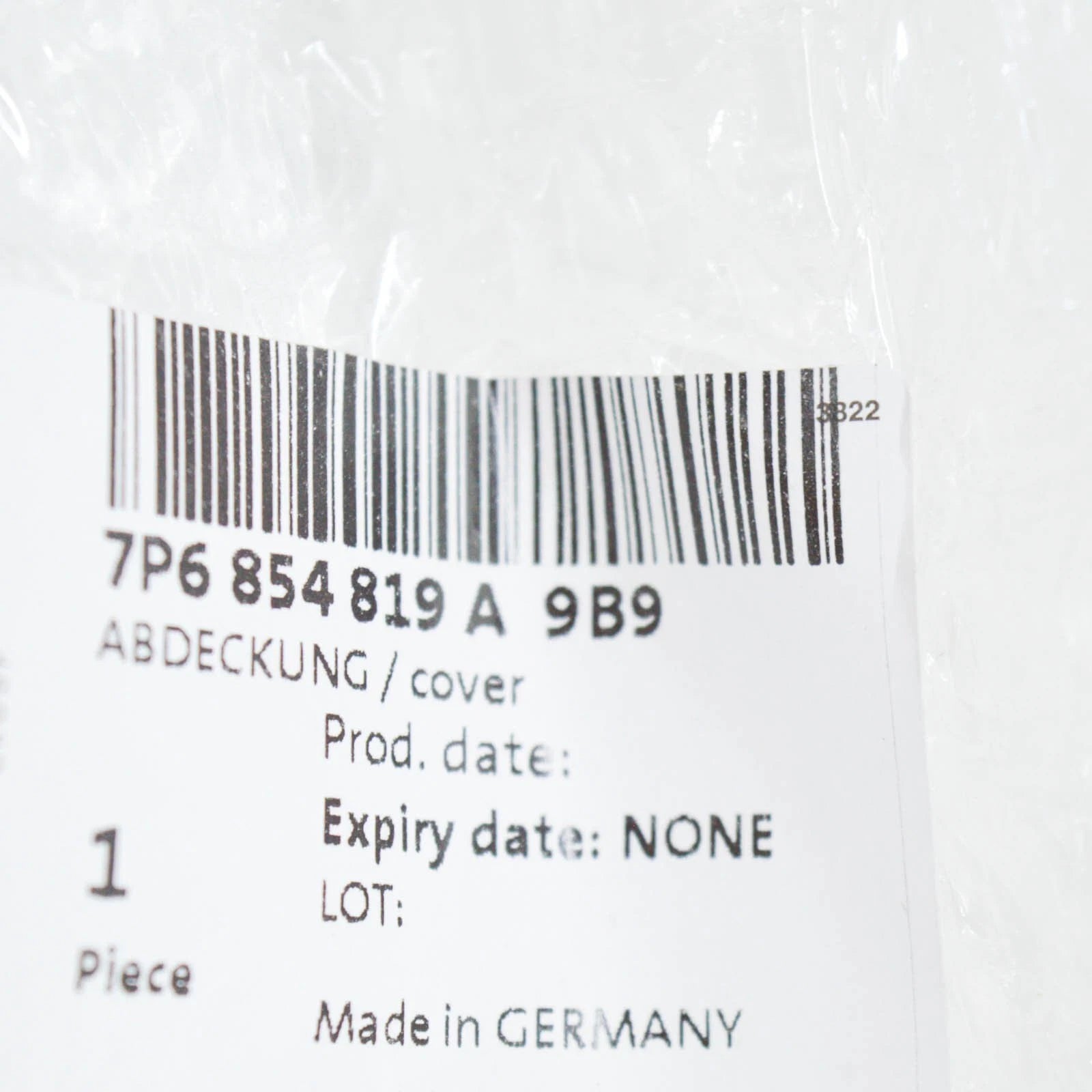 NEW VW TOUAREG 7P R LINE REAR LEFT ARCH TRIM 7P6854819A9B9 ORIGINAL