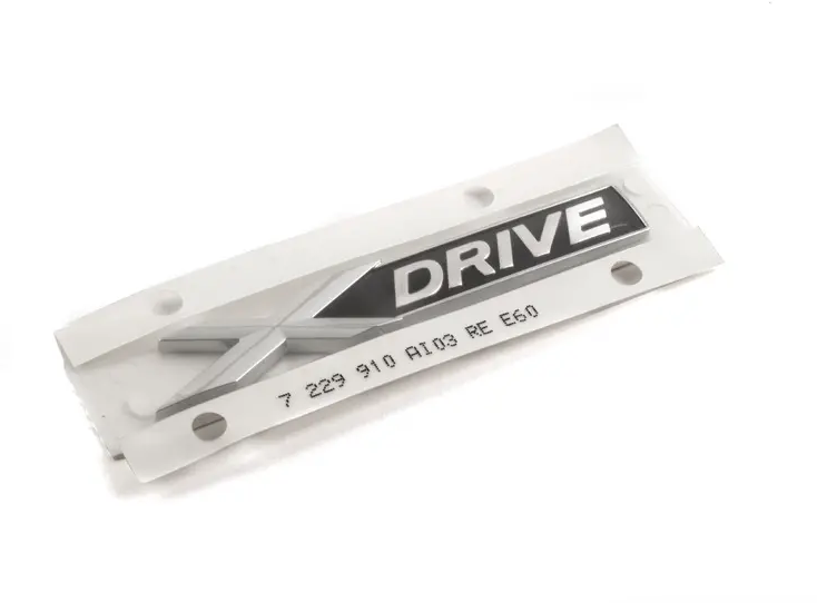 new bmw 5 e60 front right wing x drive badge 51147229910 7229910 original