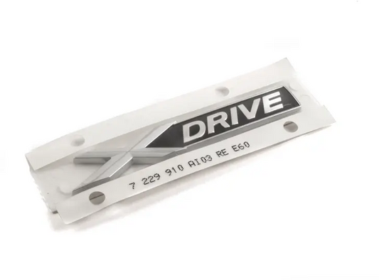 new bmw 5 e60 front right wing x drive badge 51147229910 7229910 original