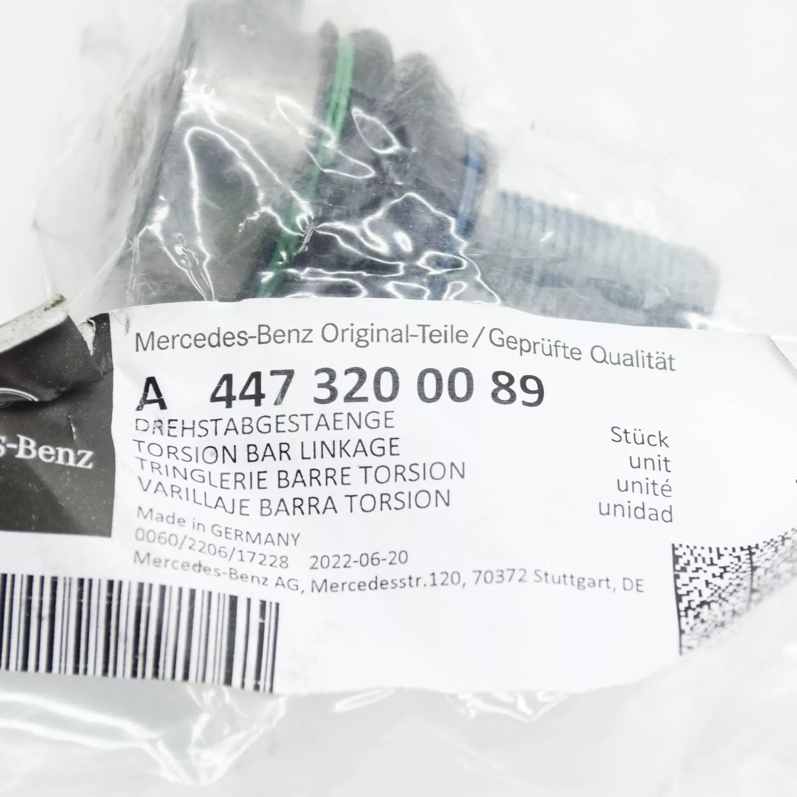 NEW MERCEDES-BENZ VITO W447 FRONT LEFT TORSION BAR LINKAGE A4473200089