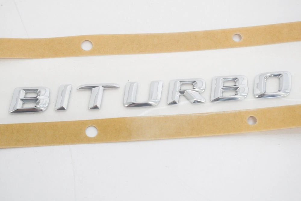 NEW MERCEDES BENZ S W222 SIDE FENDER V8 BITURBO STICKER LOGO A2228171615