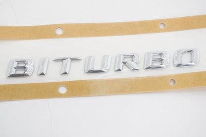 NEW MERCEDES BENZ S W222 SIDE FENDER V8 BITURBO STICKER LOGO A2228171615
