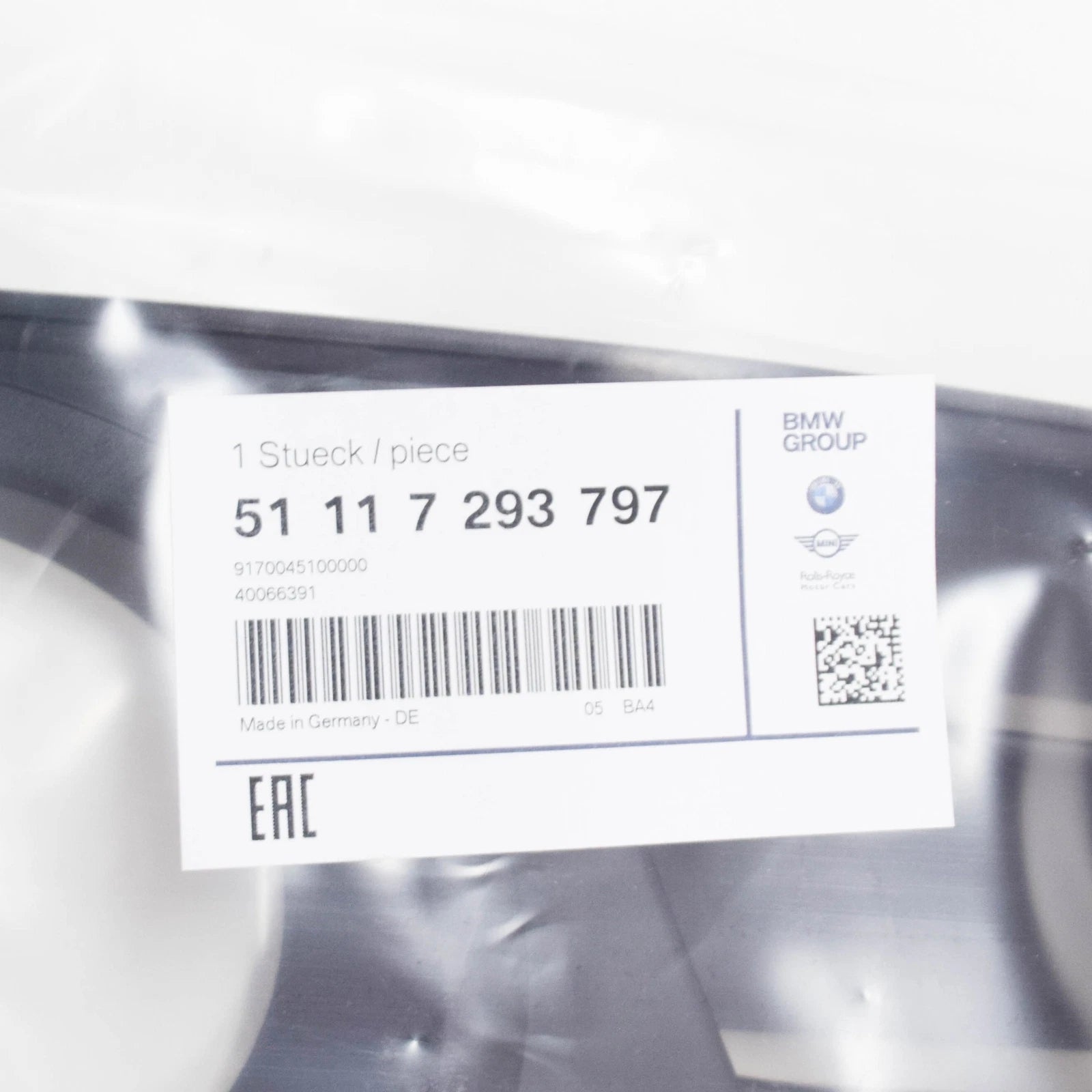 NEW BMW 3 GT F34 LEFT FOG LIGHT GRILLE 51117293797 7293797 2016 ORIGINAL