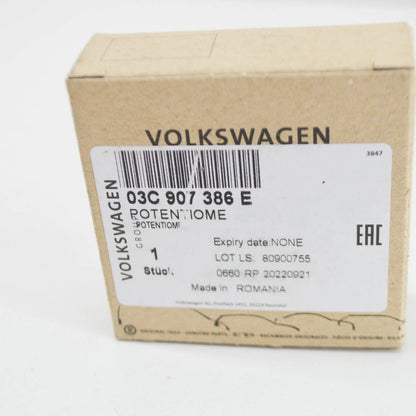 NEW VW GOLF MK5 INTAKE MANIFOLD PRESSURE SENSOR 03C907386E 1.6 FSI 85KW ORIGINAL