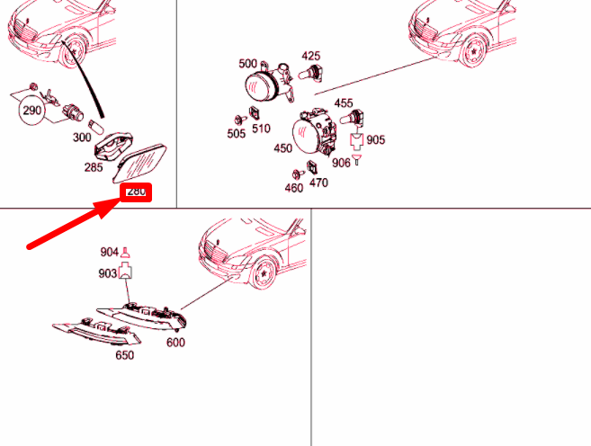 NEW MERCEDES-BENZ S W221 FRONT RIGHT SIDE MARKER INDICATOR A2218200621 ORIGINAL