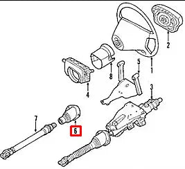 NEW MERCEDES BENZ G W463 AMG STEERING COLUMN LOWER BOOT A4634620096