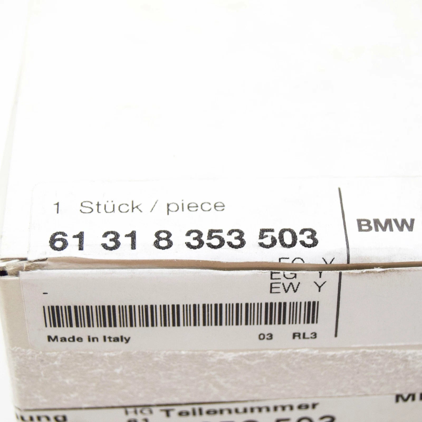 NEW BMW E36 COMPACT FOG TAIL LIGHT LAMP SWITCH 8353503 61318353503 ORIGINAL