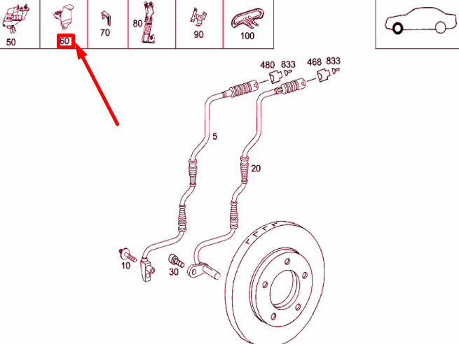 NEW MERCEDES-BENZ E W211 FRONT HARNESS CONNECTOR BRACKET A2115452340 ORIGINAL