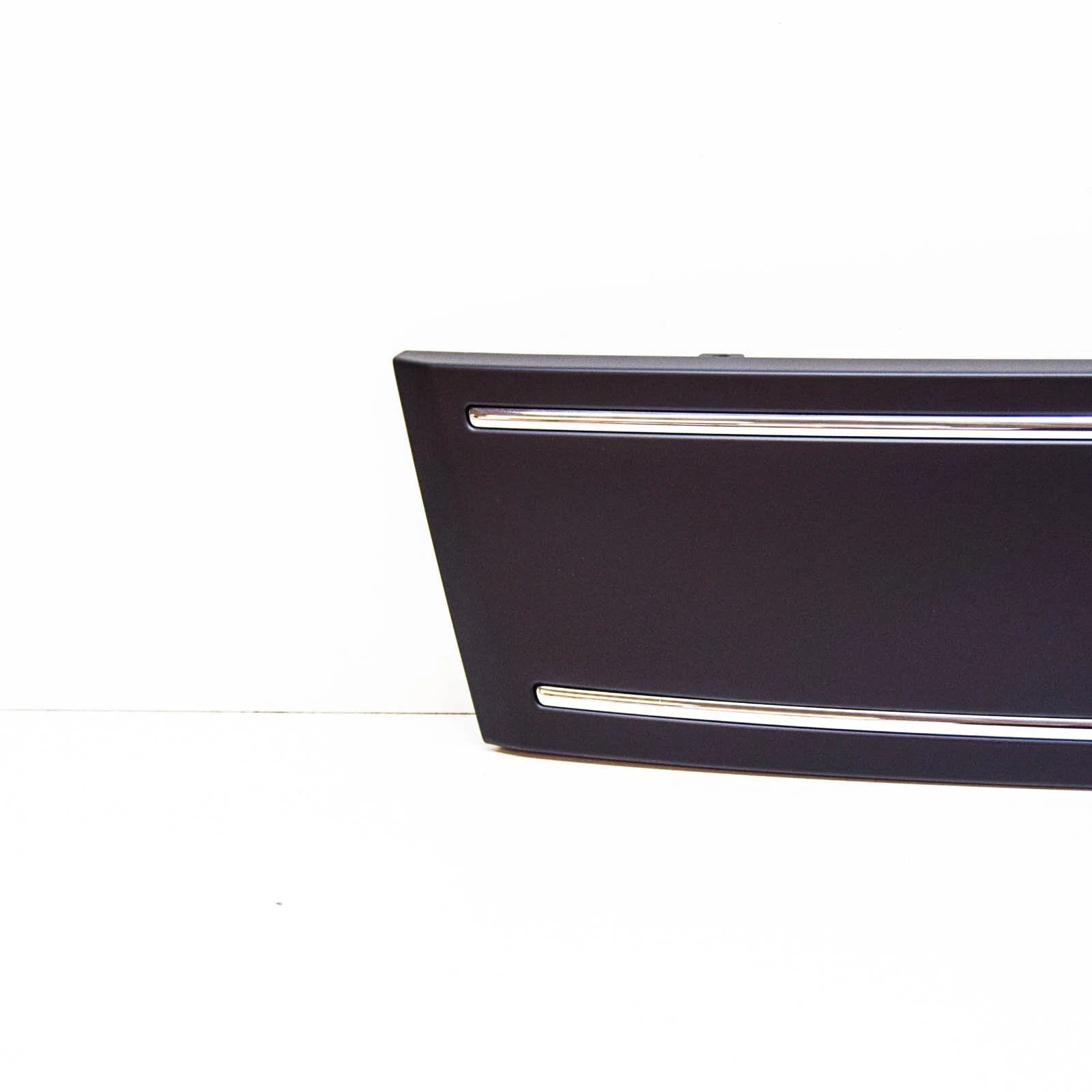 NEW AUDI Q7 FRONT GRILL NUMBER PLATE FILLER DELETE BLACK 4L08072873FZ