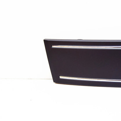 NEW AUDI Q7 FRONT GRILL NUMBER PLATE FILLER DELETE BLACK 4L08072873FZ