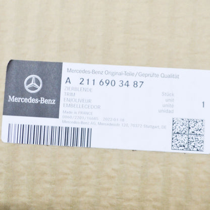 NEW MB E W211 REAR RIGHT DOOR WINDOW FRAME MOULDING A2116903487 ORIGINAL