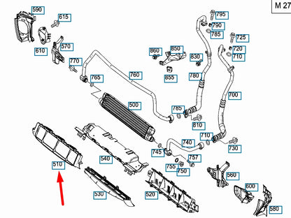 NEW MERCEDES-BENZ CLS C218 AIR DUCT A2185051930 ORIGINAL