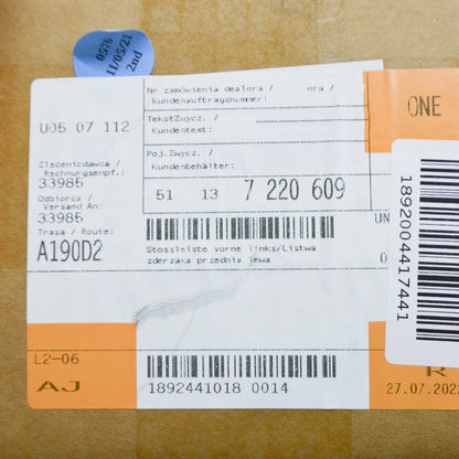 NEW BMW X3 F25 FRONT LEFT PANEL X-LINE ROCKER MOULDING 51137220609 ORIGINAL