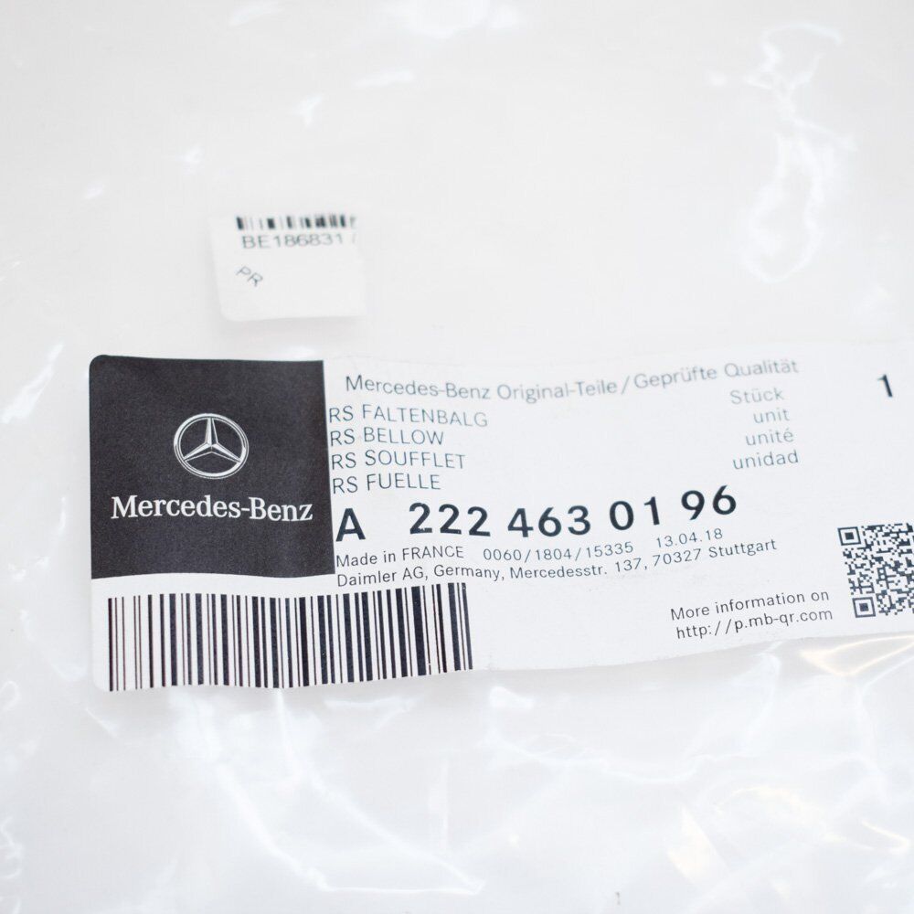 NEW MERCEDES BENZ S W222 STEERING RACK BOOT KIT A2224630196 ORIGINAL