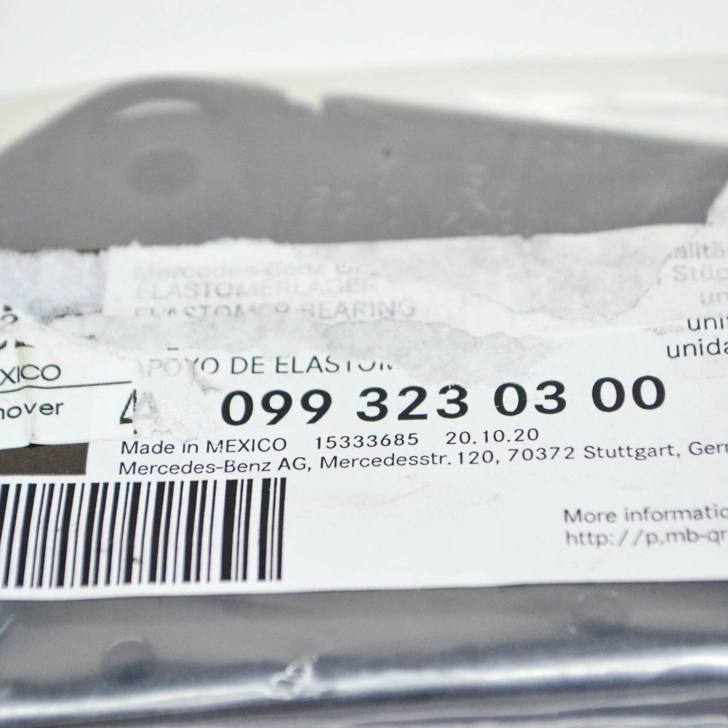 NEW MB GLE W167 AIR SUSPENSION COMPRESSOR INSULATOR KIT A0993230300 ORIGINAL