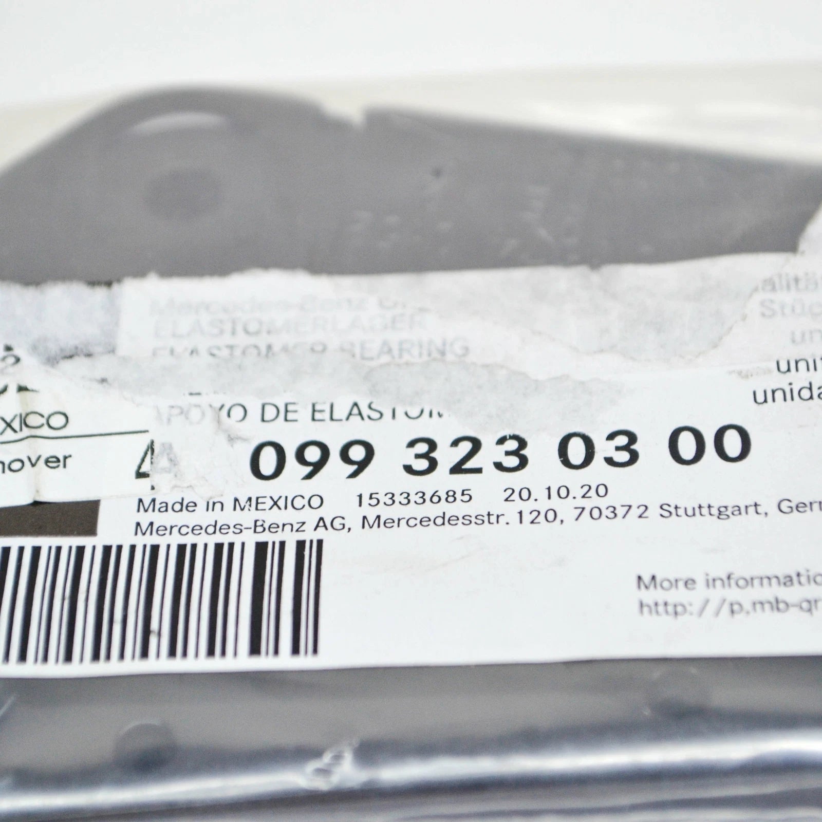 NEW MB GLE W167 AIR SUSPENSION COMPRESSOR INSULATOR KIT A0993230300 ORIGINAL