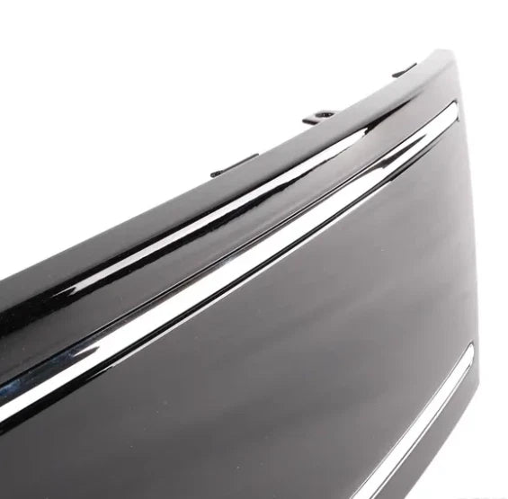 NEW AUDI Q7 4L FRONT BUMPER LICENSE PLATE FILLER GLOSSY 4L0807287A T94 ORIGINAL