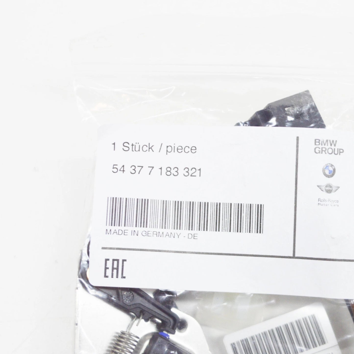 NEW BMW 3 CONVERTIBLE E93 RETRACTABLE TOP HARNESS 54377183321 ORIGINAL