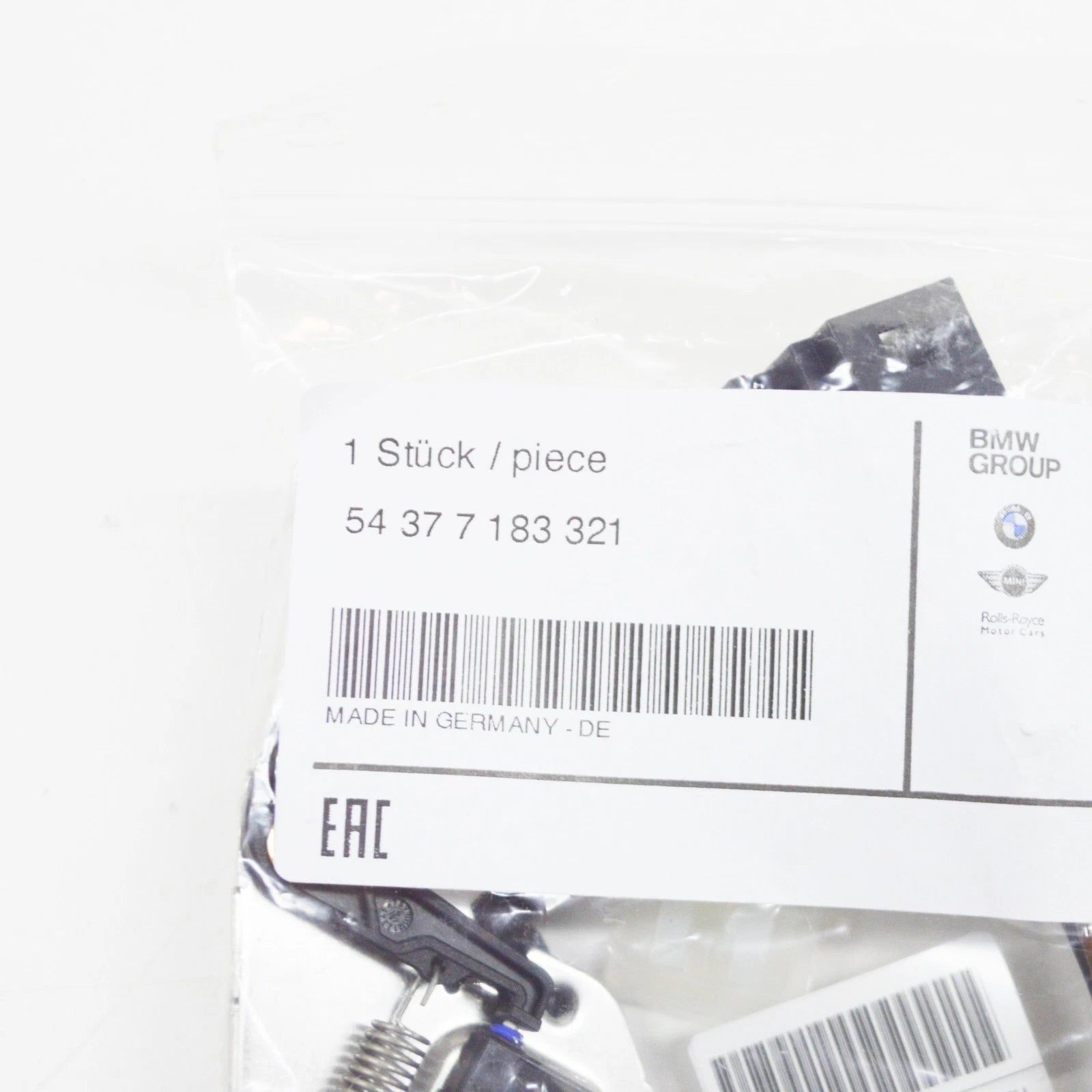 NEW BMW 3 CONVERTIBLE E93 RETRACTABLE TOP HARNESS 54377183321 ORIGINAL