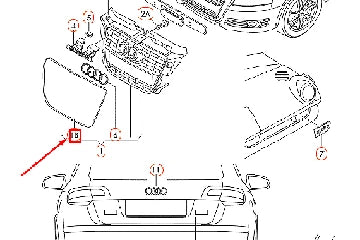 NEW AUDI A3 8P FRONT RADIATOR GRILLE SURROUND TRIM FRAME 8P0807715A2ZZ