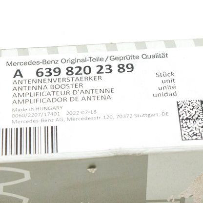 NEW MERCEDES-BENZ VITO W639 ANTENNA AMPLIFIER A6398202389 ORIGINAL