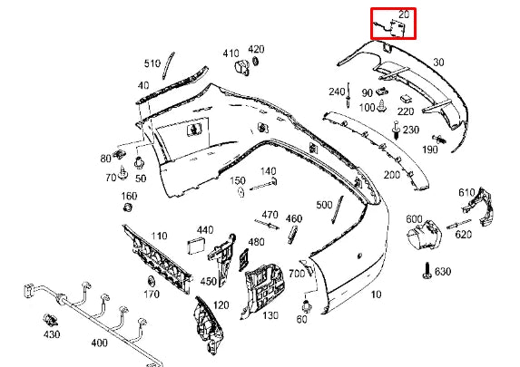 NEW MERCEDES-BENZ CLA C117 AMG REAR TOW HOOK EYE CAP COVER A1178852422 ORIGINAL