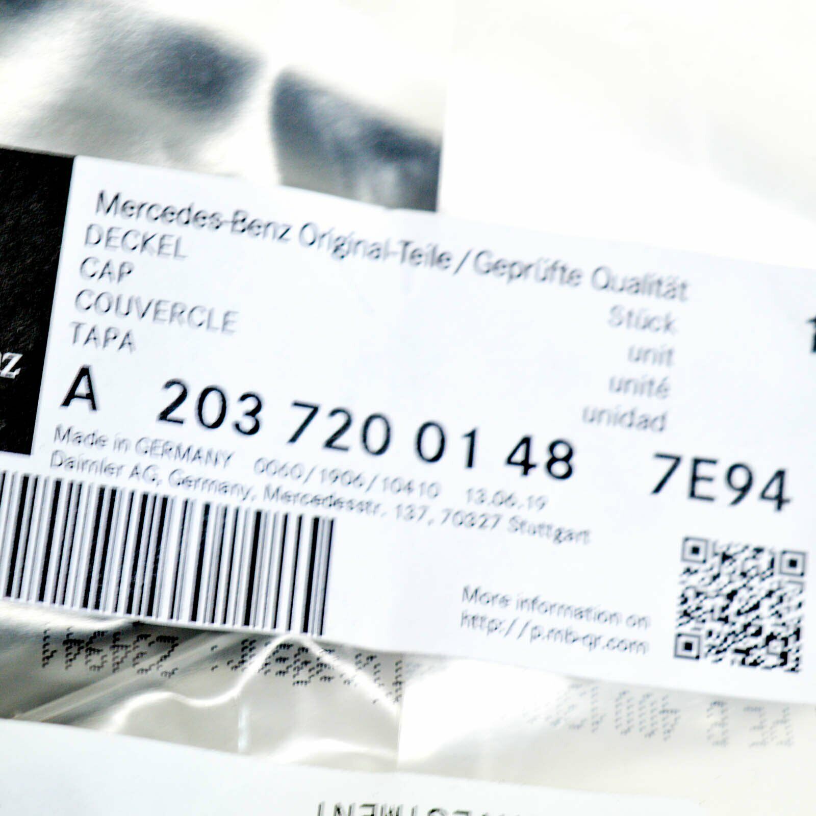 NEW MERCEDES-BENZ C W203 FRONT LEFT TWEETER CAP A20372001487E94 ORIGINAL