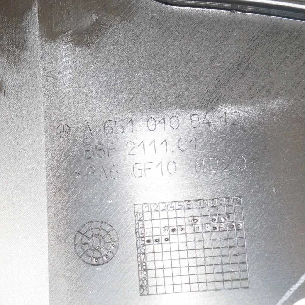 NEW MERCEDES BENZ ML W166 PLASTIC ENGINE COVER A6510108412 ORIGINAL