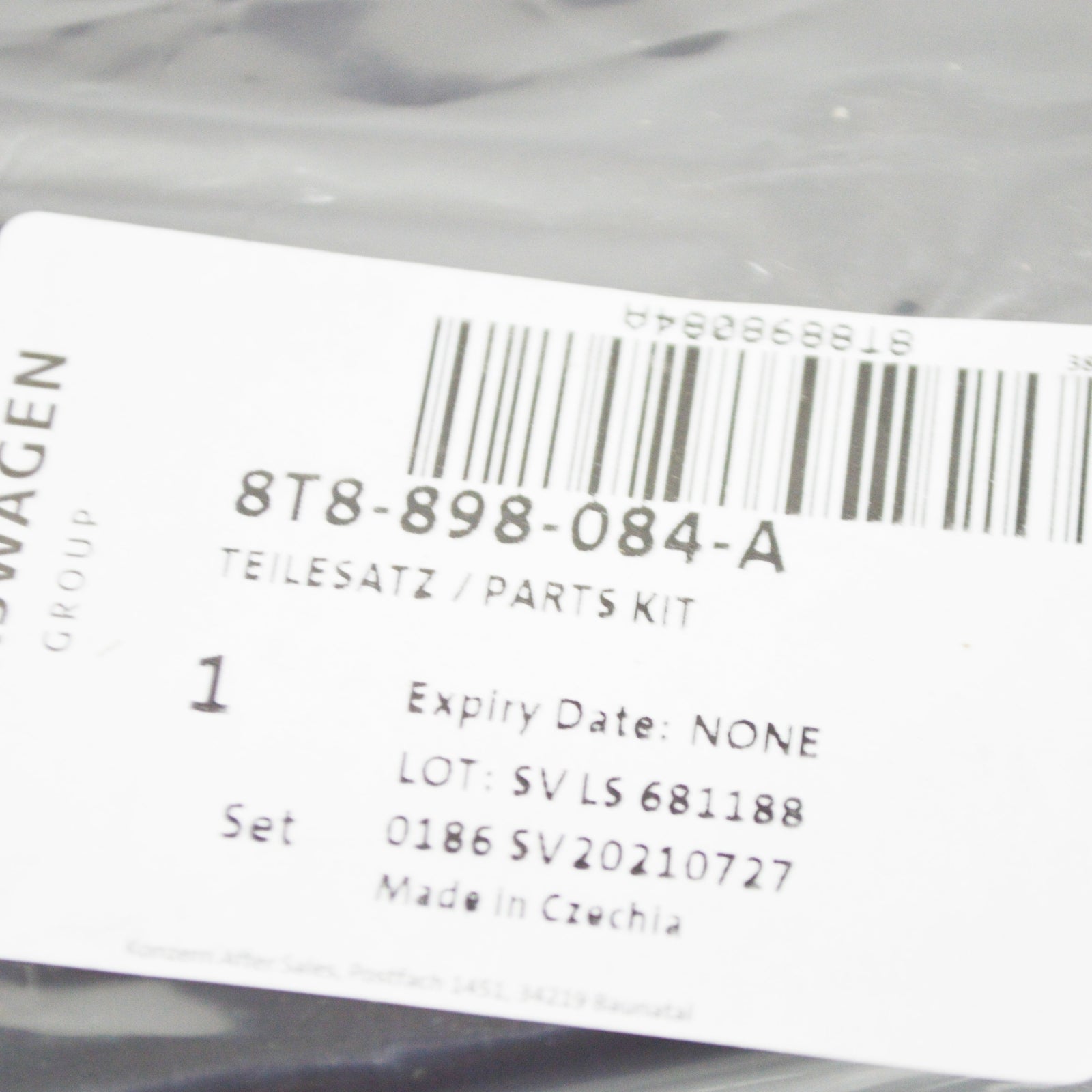 NEW AUDI A5 8T3 PARCEL SHELF SUPPORT REPAIR KIT 8T8898084A ORIGINAL