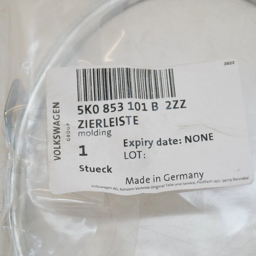 NEW VOLKSWAGEN TIGUAN 5N FRONT LEFT FOG LIGHT CHROME TRIM 5K0853101B2ZZ ORIGINAL