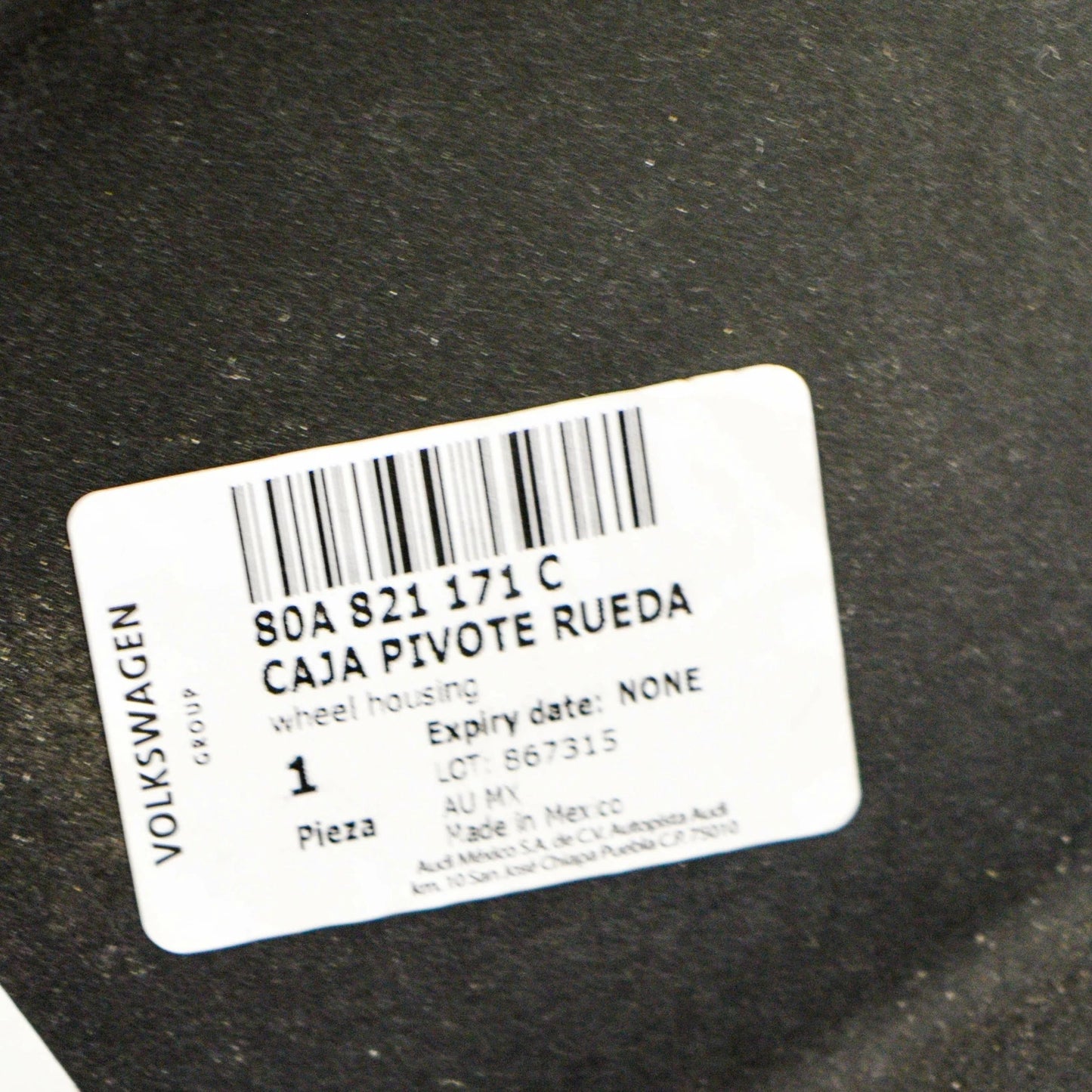 NEW AUDI Q5 80A FRONT LEFT WHEEL ARCH SPLASH LINER 80A821171E ORIGINAL