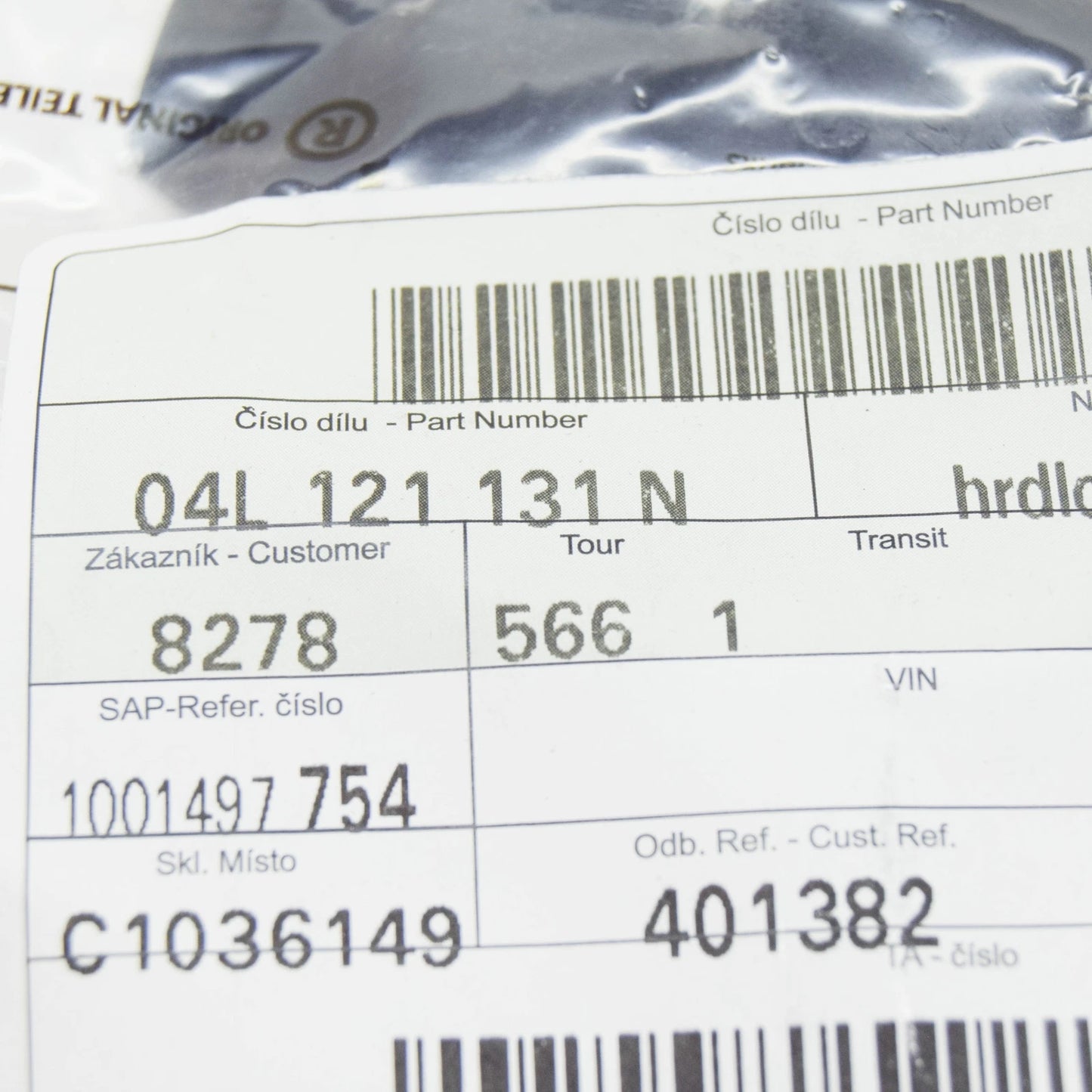 NEW VOLKSWAGEN PASSAT B8 3G COOLANT PIPE CONNECTION 04L121131N ORIGINAL