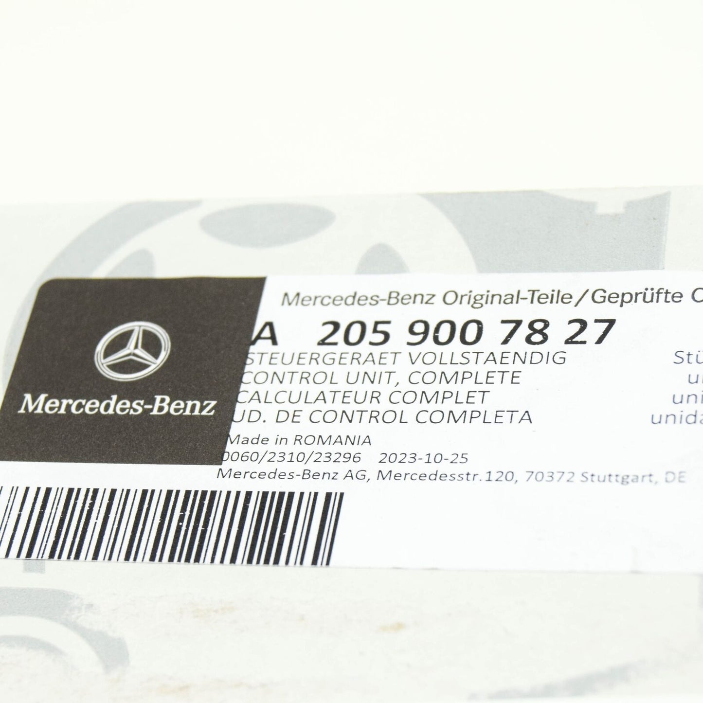 NEW MERCEDES-BENZ GLC X253 FRONT SEAT CONTROL UNIT A2059007827 ORIGINAL