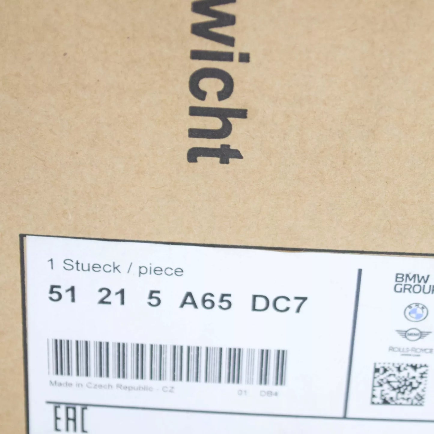 NEW BMW X5 G05 FRONT LEFT DOOR EXTERIOR HANDLE 51215A65DC7 ORIGINAL