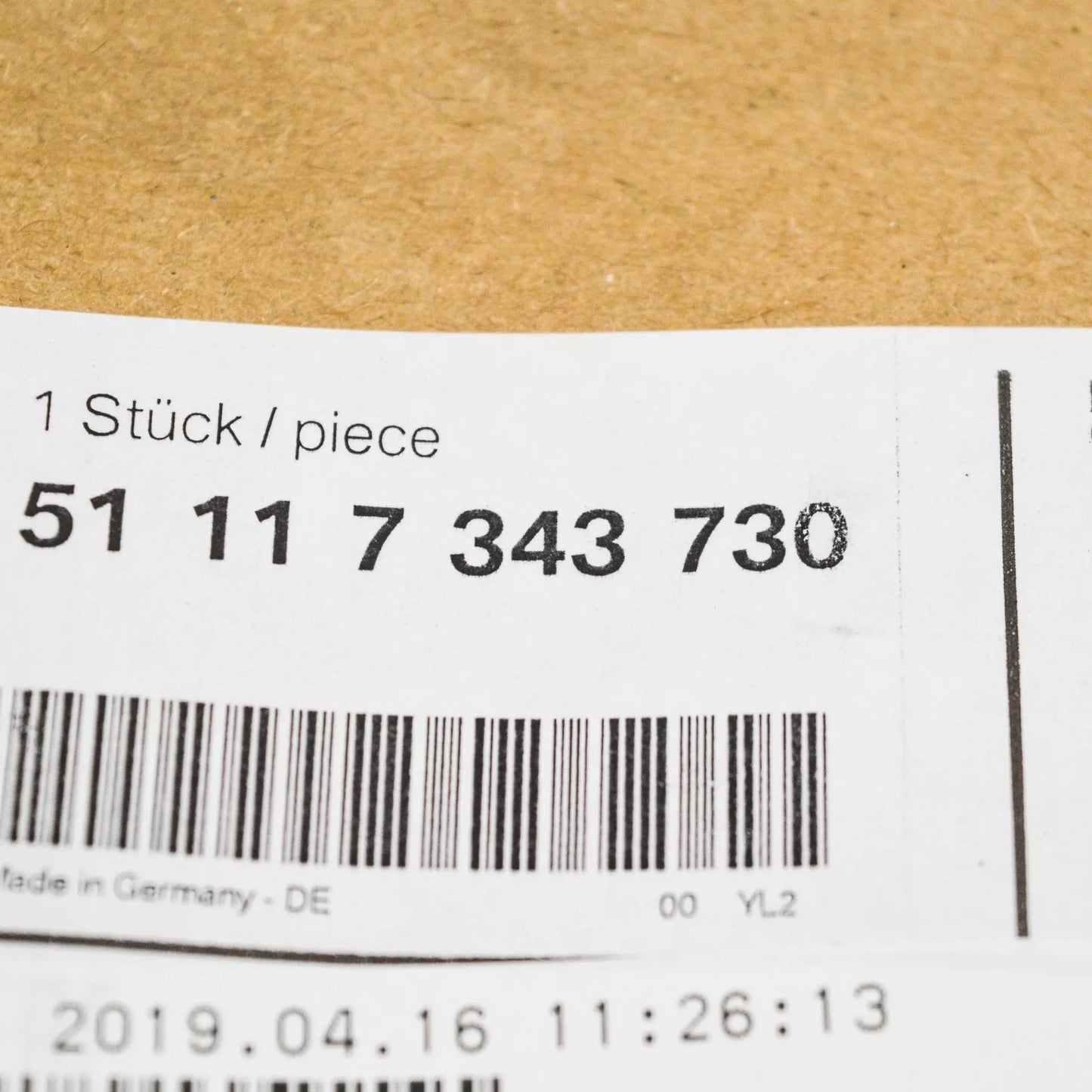 NEW BMW 2 F22 RIGHT FOG LIGHT OPEN GRILLE SPORT 51117343730 ORIGINAL