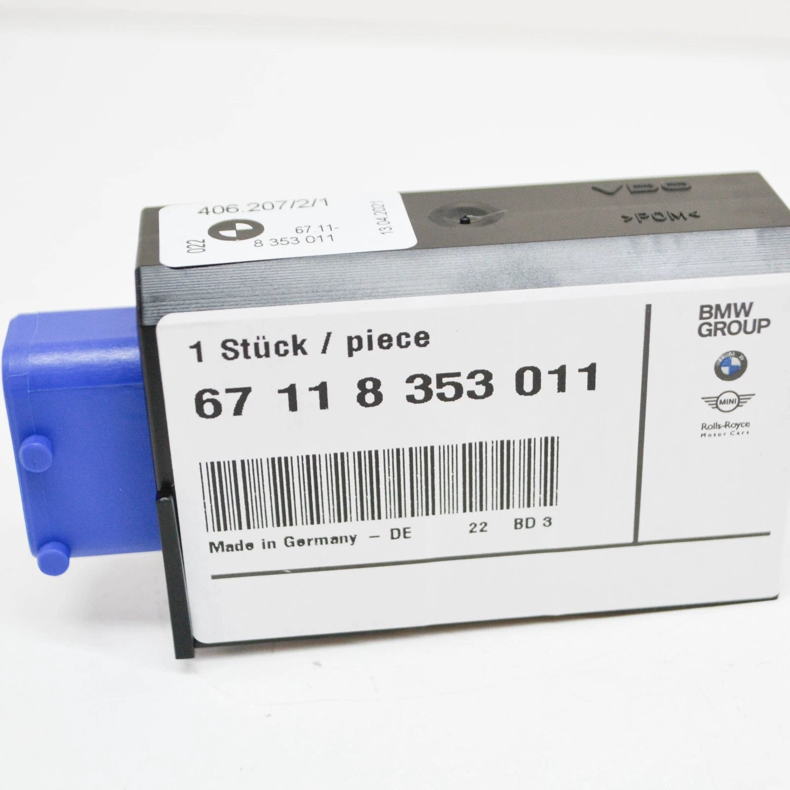 NEW BMW 3 E36 REAR LOCK DOOR ACTUATOR 67118353011 ORIGINAL