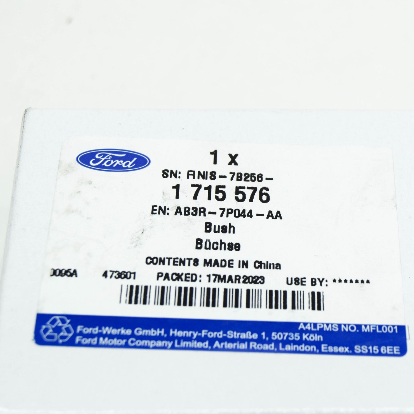 new ford ranger t6 transmission bush ab3r-7p044-aa 1715576 original