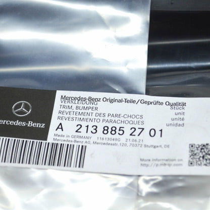 NEW MERCEDES-BENZ E W213 REAR BUMPER LEFT SIDE LOWER TRIM A2138852701 ORIGINAL