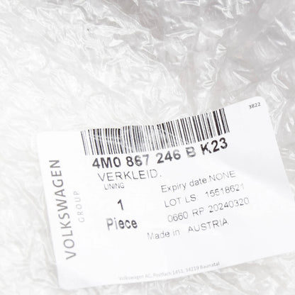 NEW AUDI Q7 4M REAR RIGHT SIDE D-PILLAR TRIM 4M0867246BK23 ORIGINAL