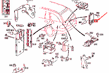NEW MB E T-MODEL S211 REAR PANEL DOOR CONTROL UNIT A2118702685 ORIGINAL