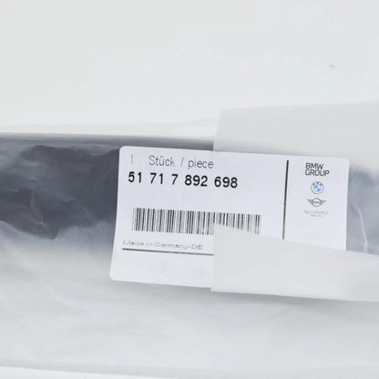 NEW BMW 3 E90 FRONT BUMPER RIGHT PRESSURE LIP SEAL 51717892698 7892698 ORIGINAL