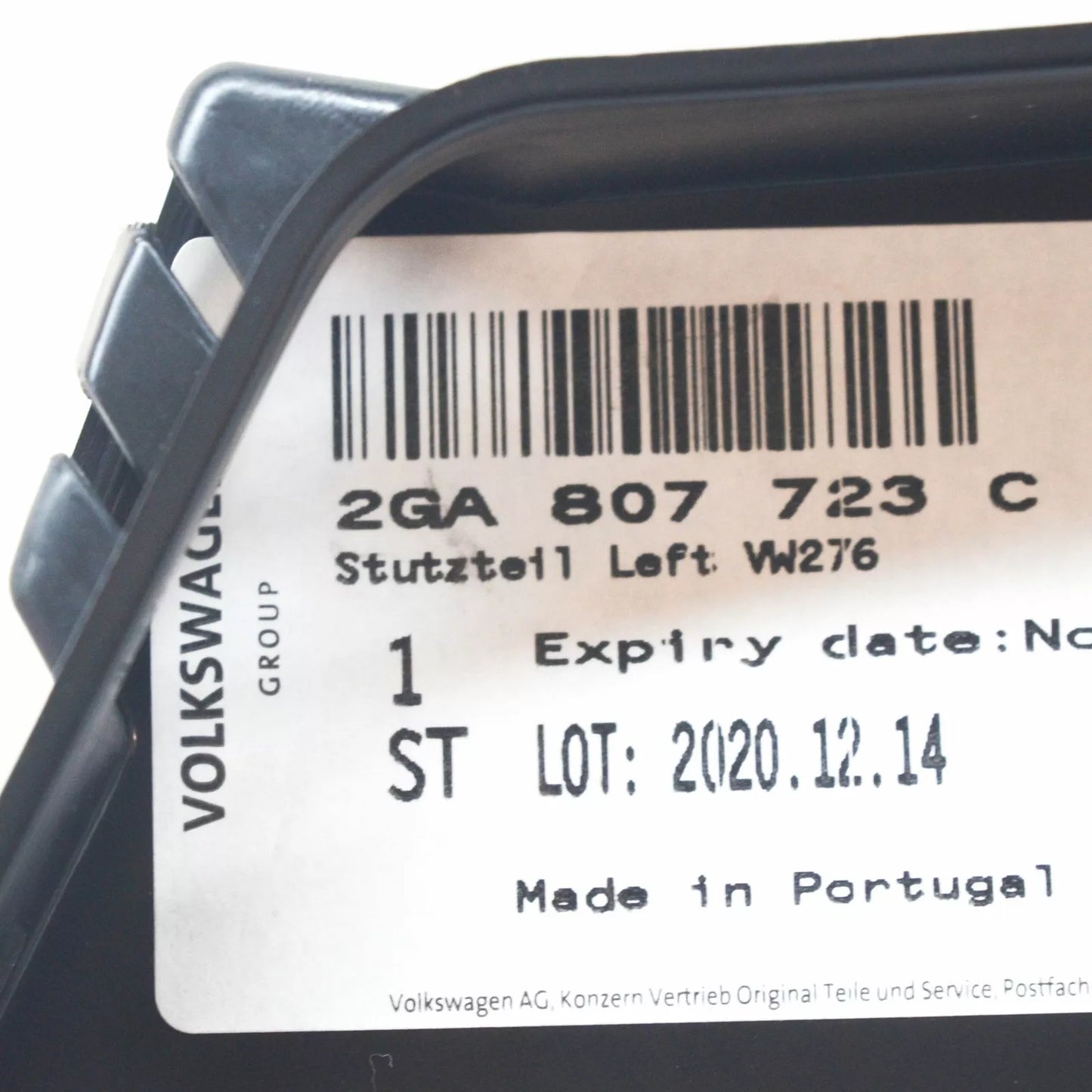 NEW VOLKSWAGEN T-ROC FRONT LEFT BUMPER SUPPORT ELEMENT 2GA807723C