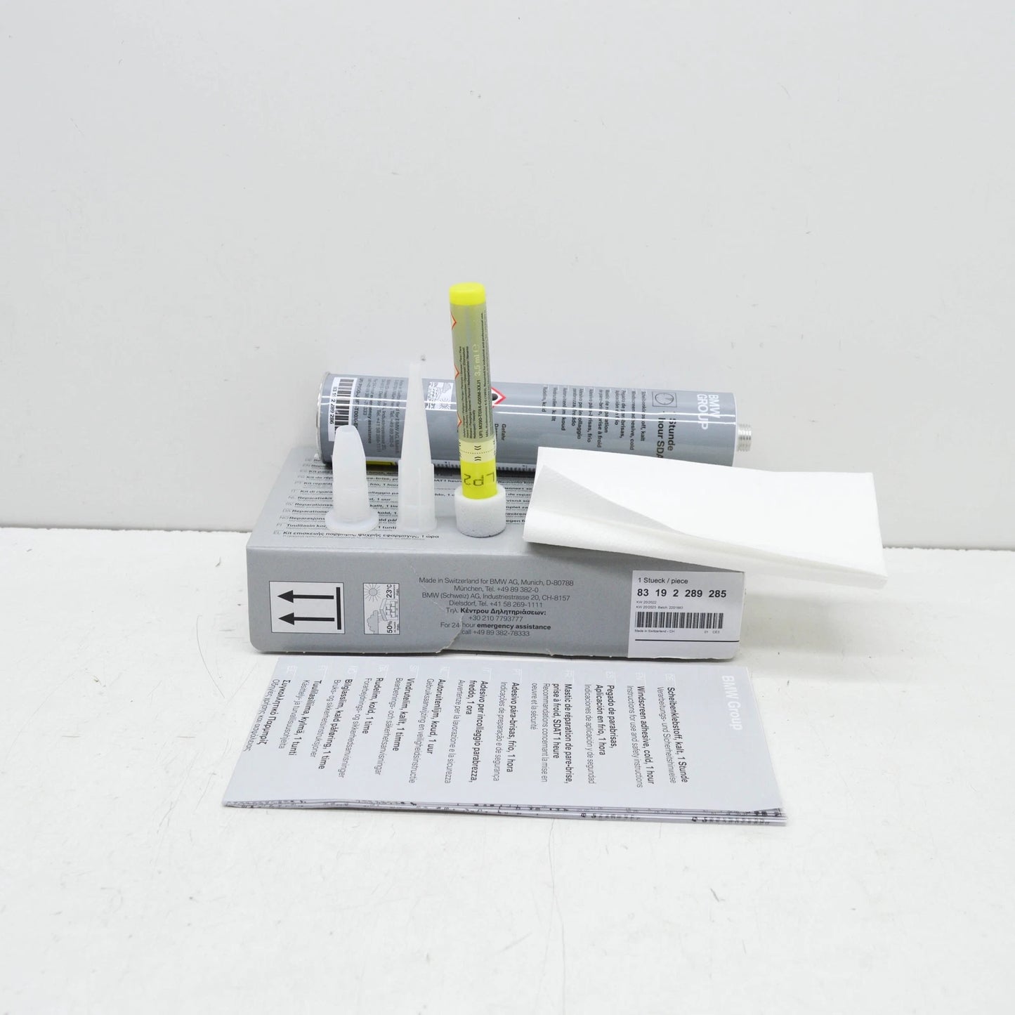 NEW BMW X3 E83 WINDOW GLASS GRAZING KIT 83192289285 ORIGINAL