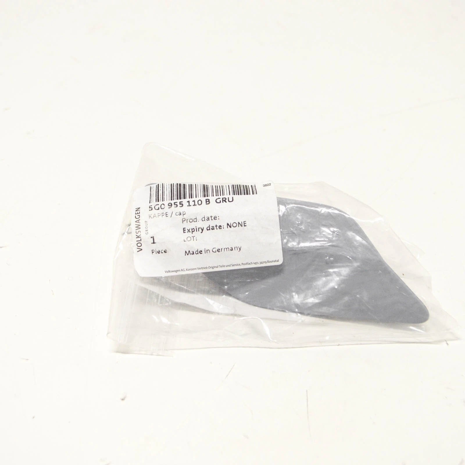 NEW VW GOLF MK7 FRONT RIGHT HEADLIGHT WASHER COVER CAP 5G0955110BGRU ORIGINAL